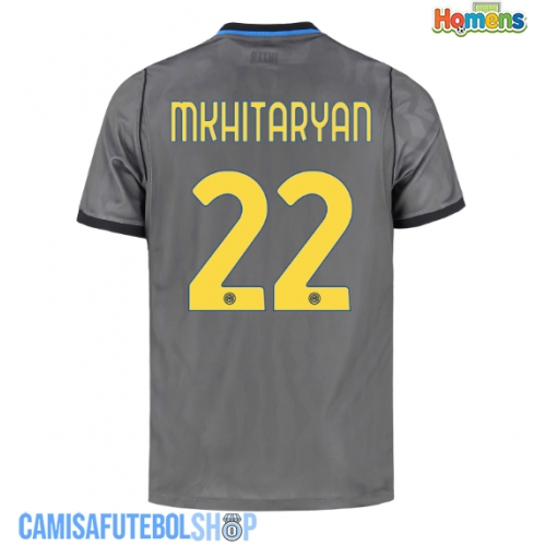 Camisa de time de futebol Inter Milan Henrikh Mkhitaryan #22 Replicas 3º Equipamento 2026-27 Manga Curta